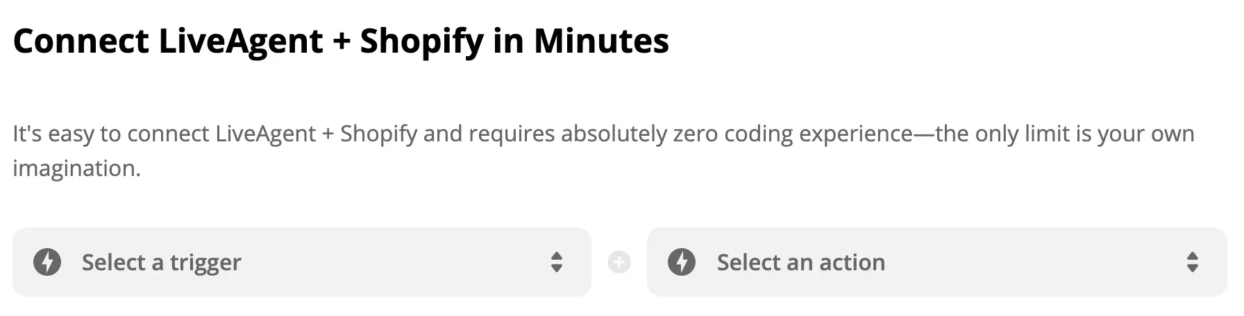Wybierz wyzwalacz i akcję na Zapier