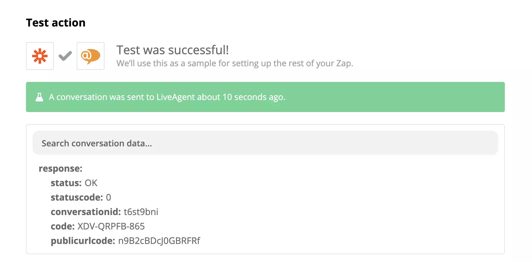 Pomyślny test integracji Stripe i LiveAgent