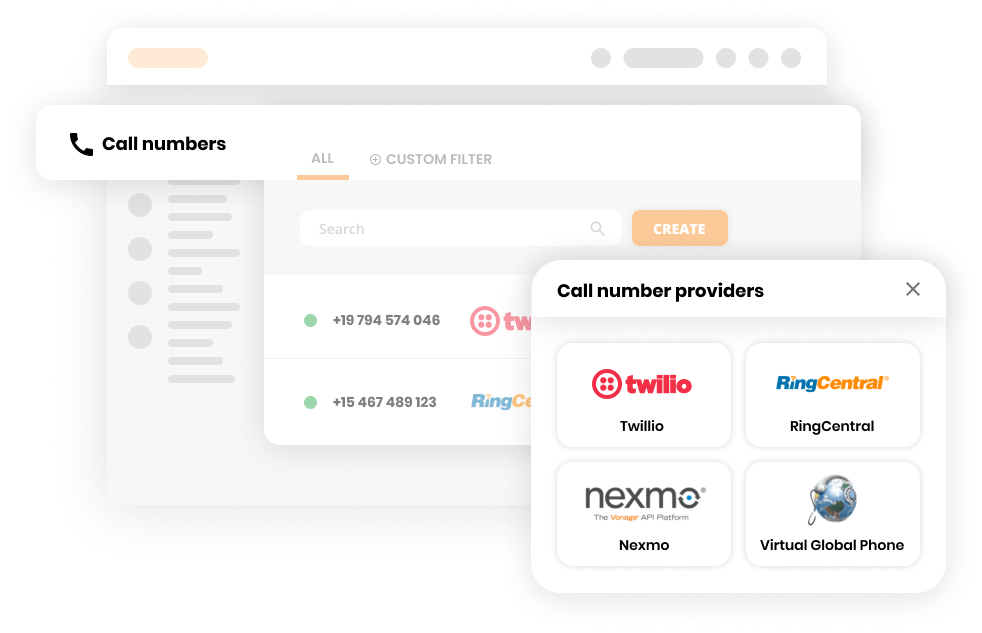 Połączenie call center