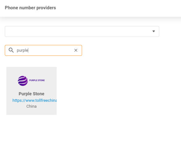 Dostawca Purple Stone