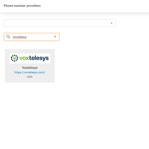 Voxtelesys provider