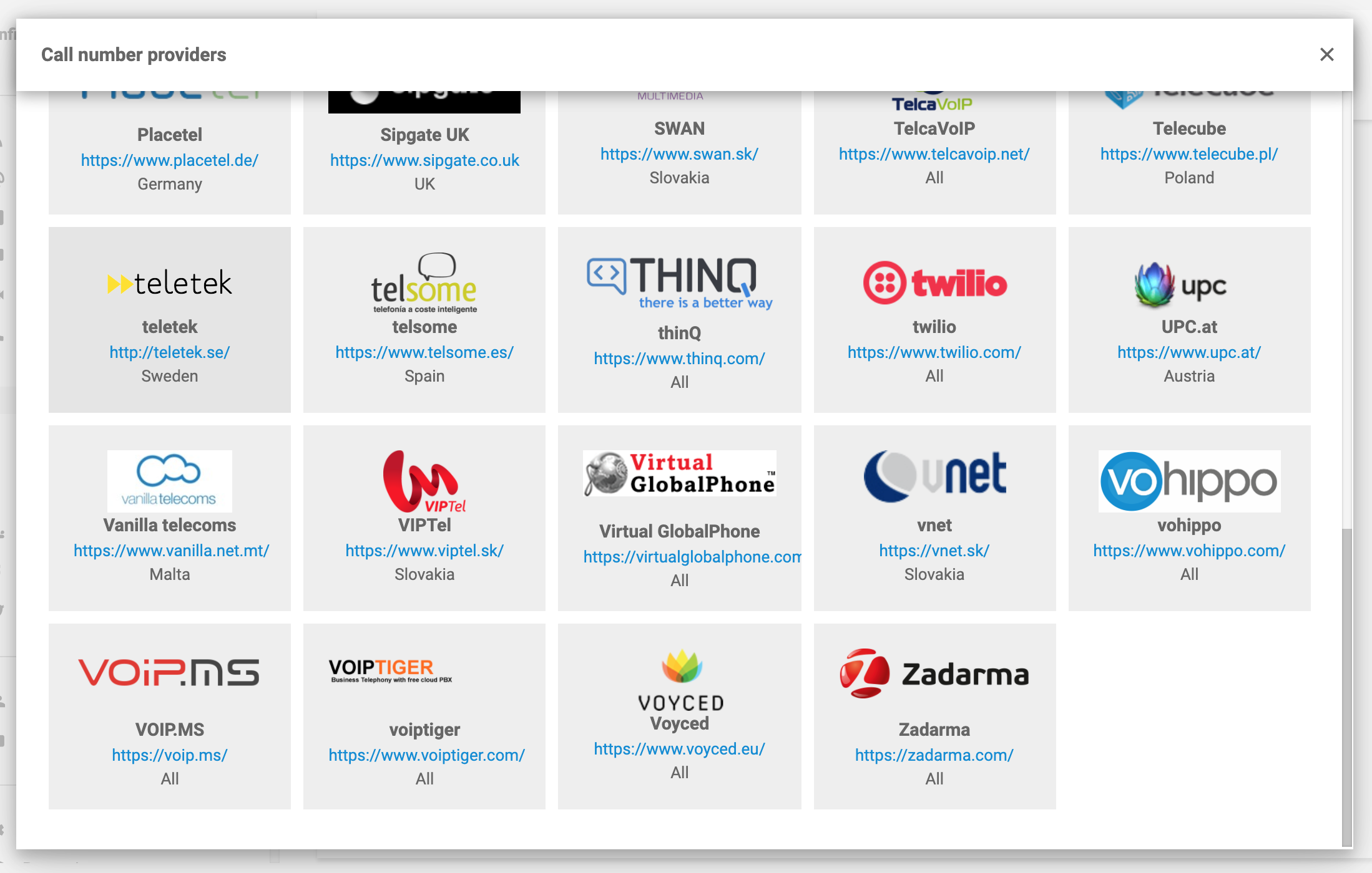 Voyced VoIP provider LiveAgent