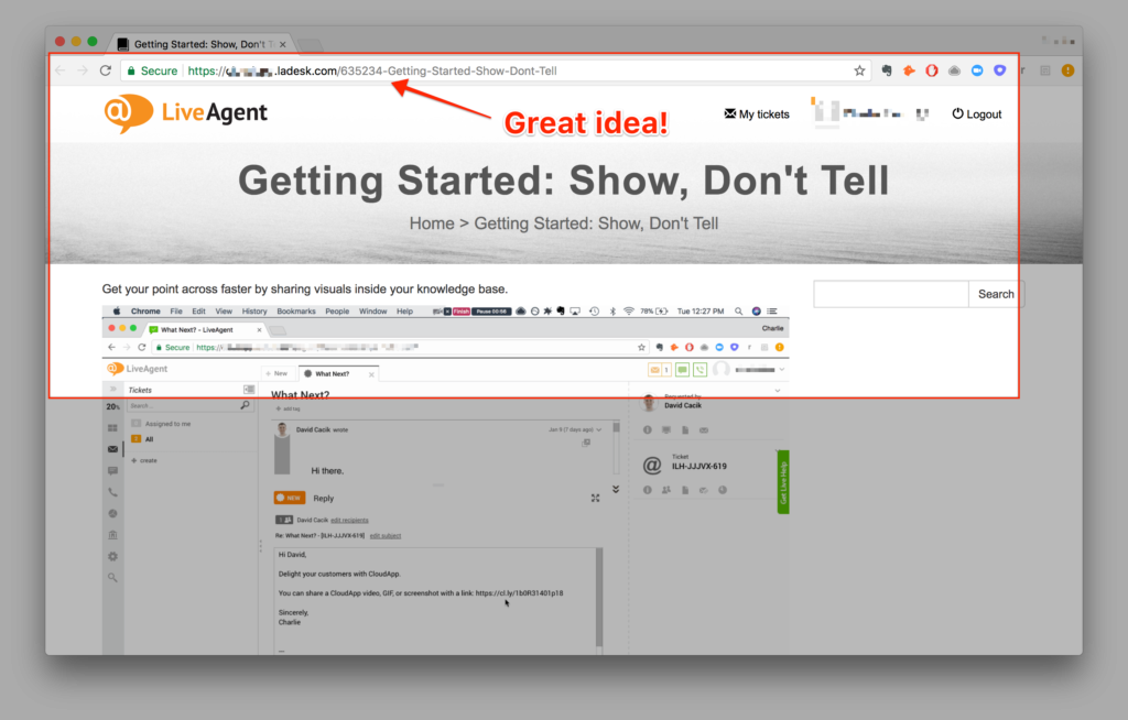 Funkcja edycji i adnotacji CloudApp