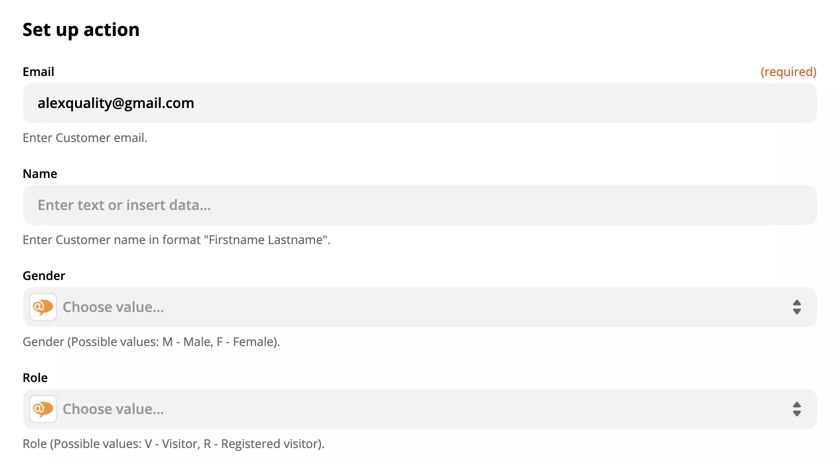 Konfiguracja działania LiveAgent na Zapier