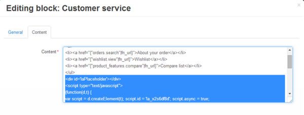 Integracja CS-Cart LiveAgent