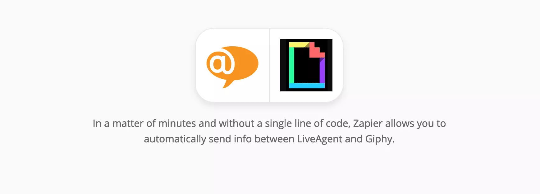 Integracja LiveAgent i Giphy na Zapier