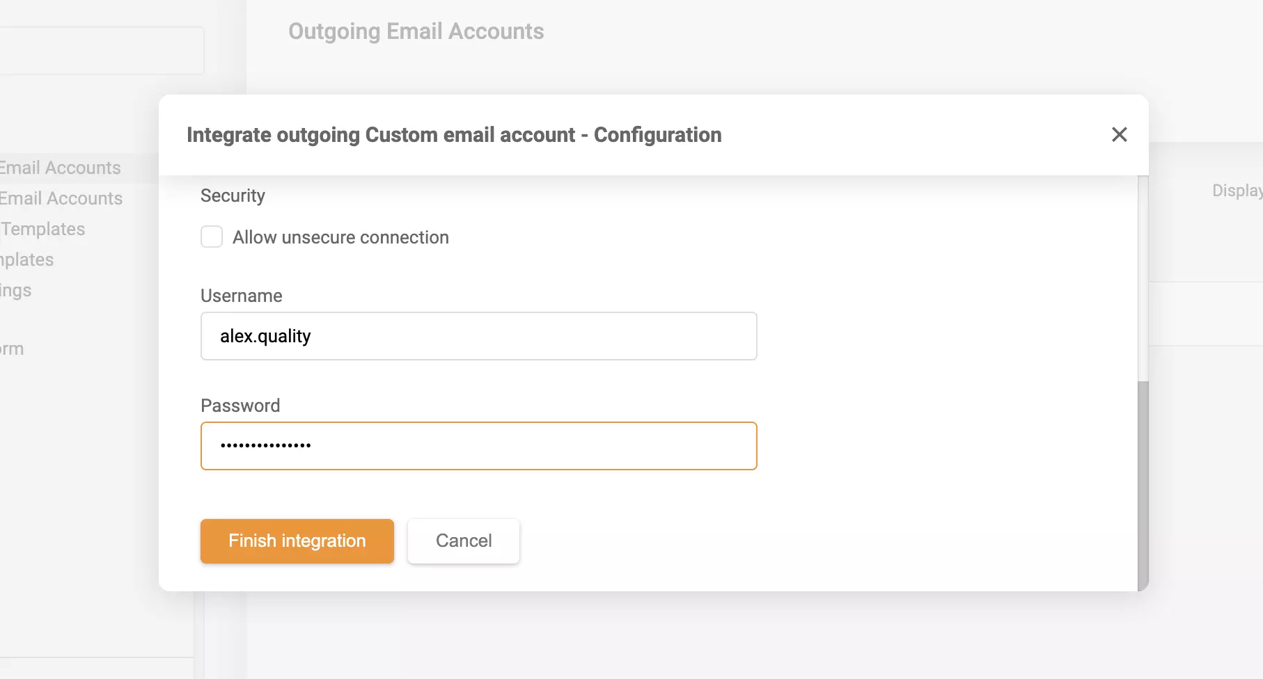 Ostatni krok integracji GMX z LiveAgent