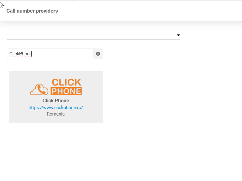 Dostawca ClickPhone