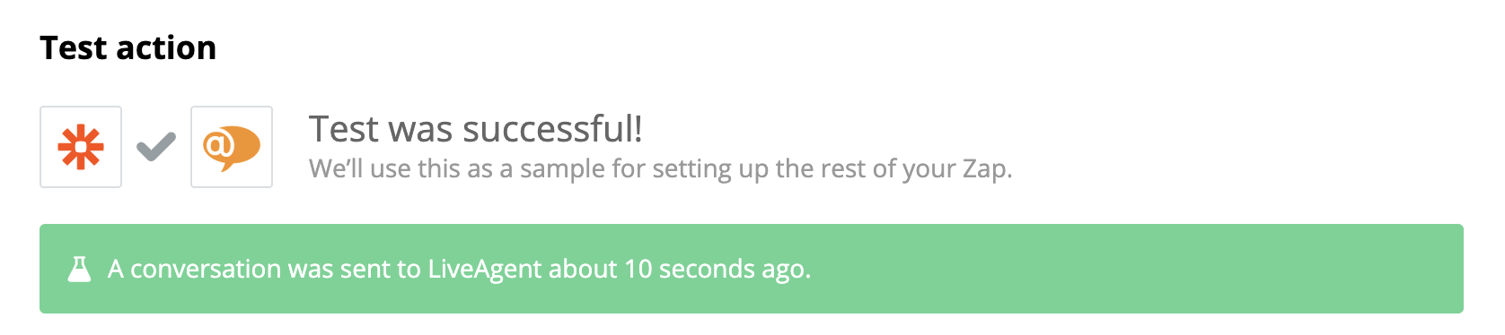 Pomyślny test integracji ShipStation i LiveAgent