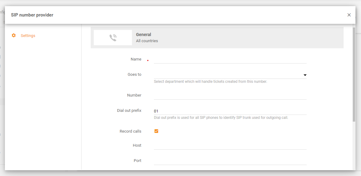 Integracja Magenty w LiveAgent - konfiguracja numerów