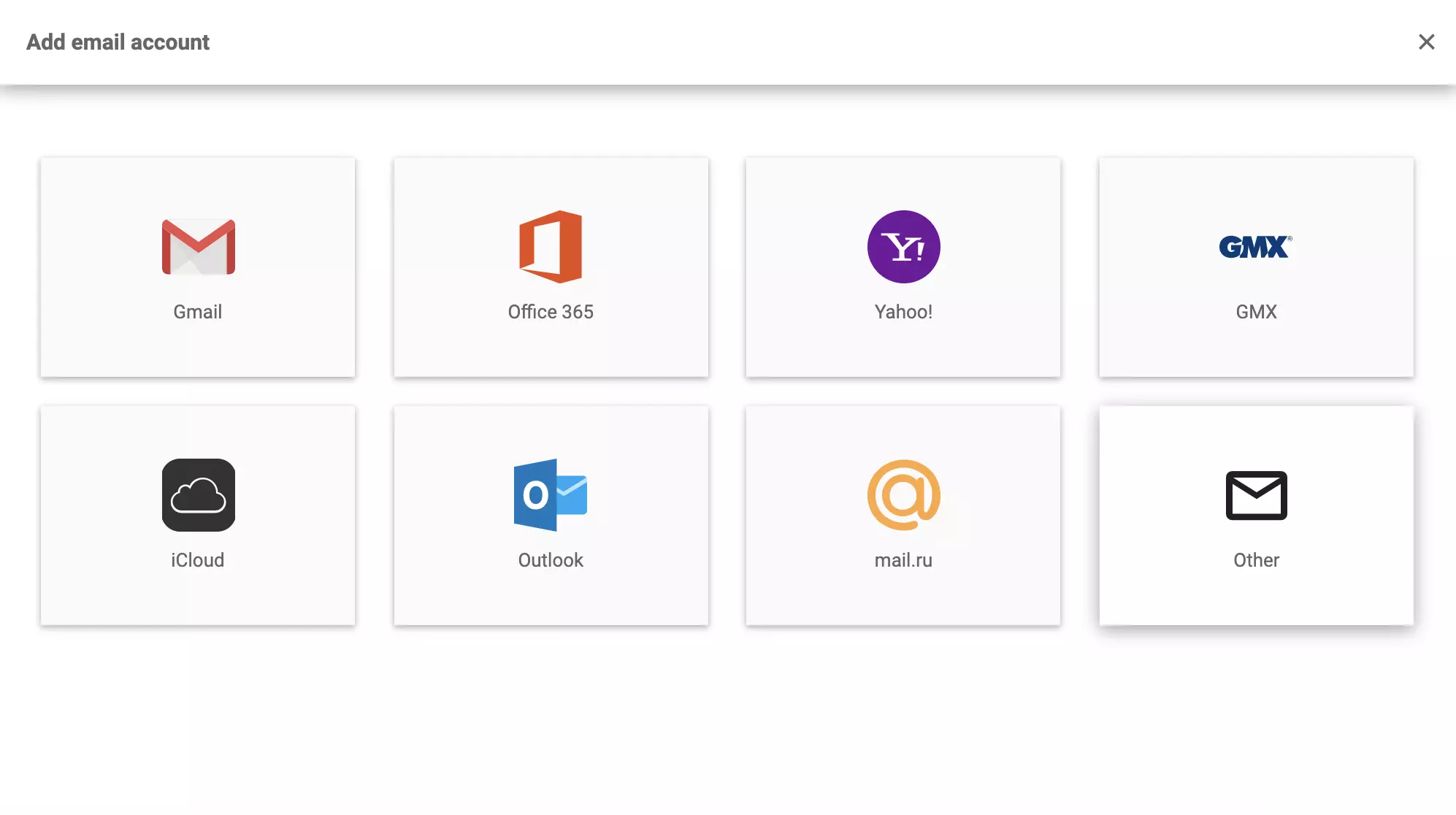 Opcje konfiguracji konta e-mail LiveAgent