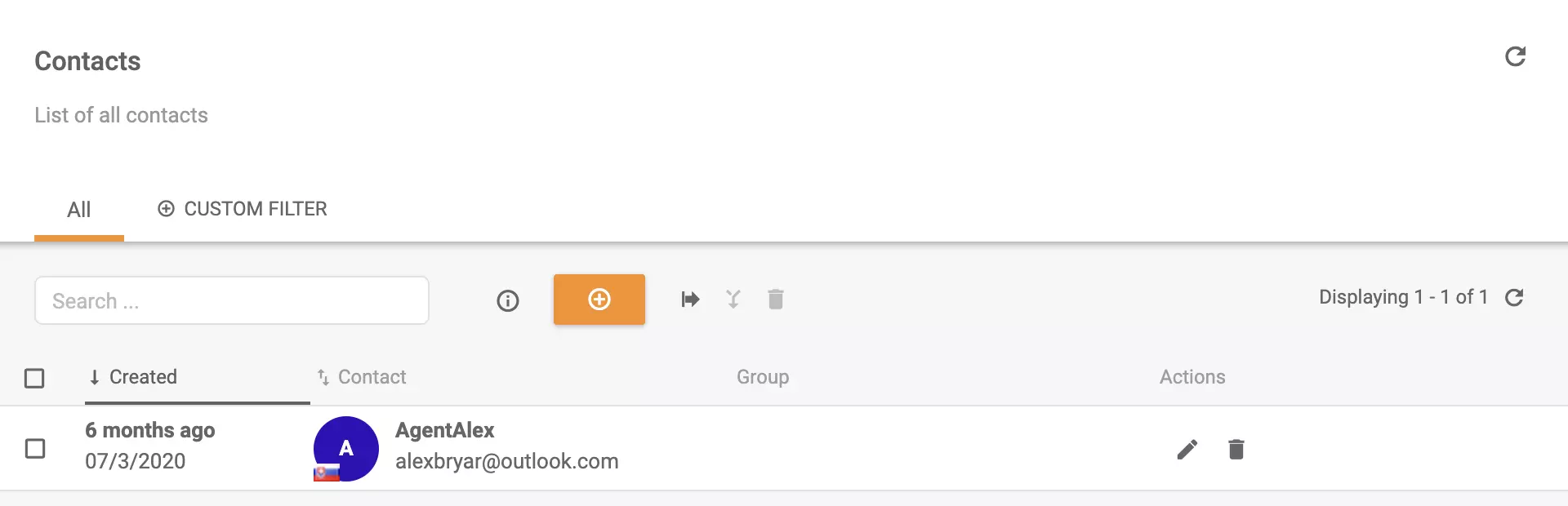 Klient został dodany do LiveAgent dzięki udanej integracji z Braintree