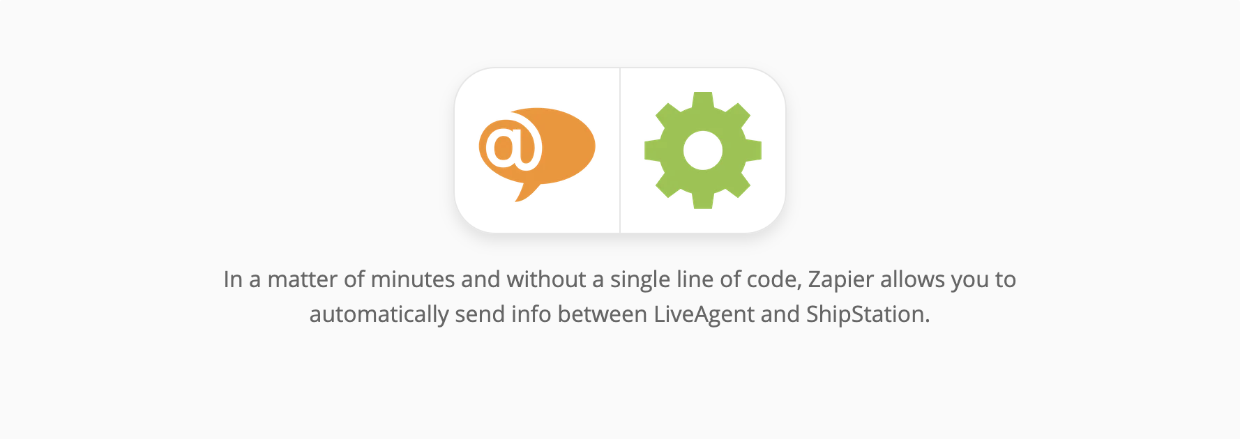 Strona integracji LiveAgent i ShipStation na Zapier