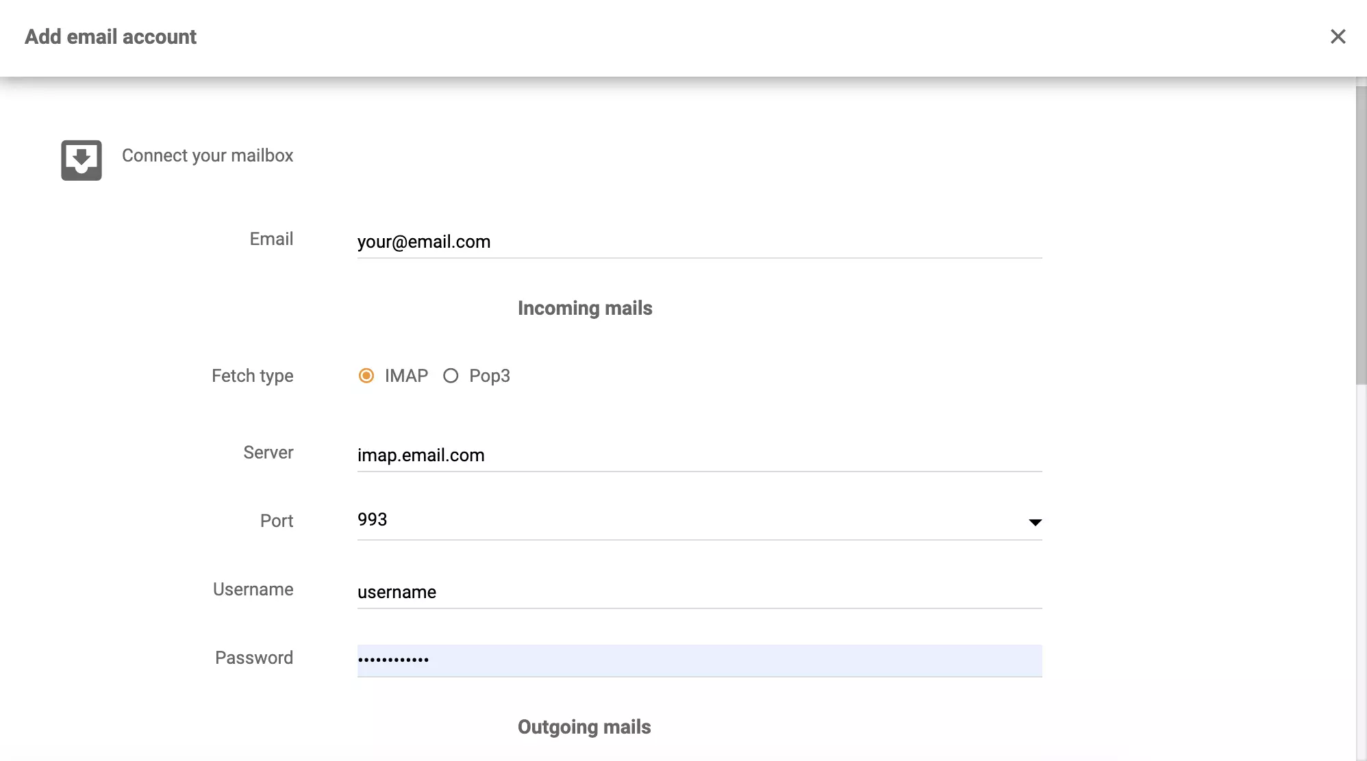 Konfiguracja szczegółów Kopano w LiveAgent