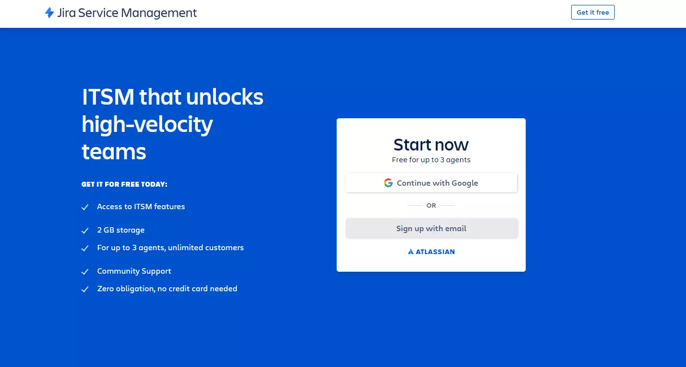 Strona główna JIRA Service Management