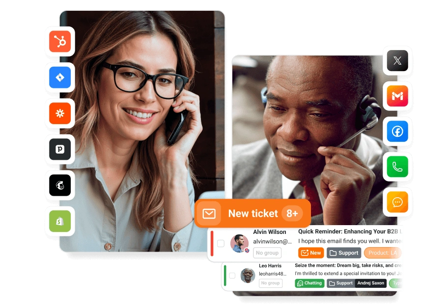 Oprogramowanie help desk z agentami AI