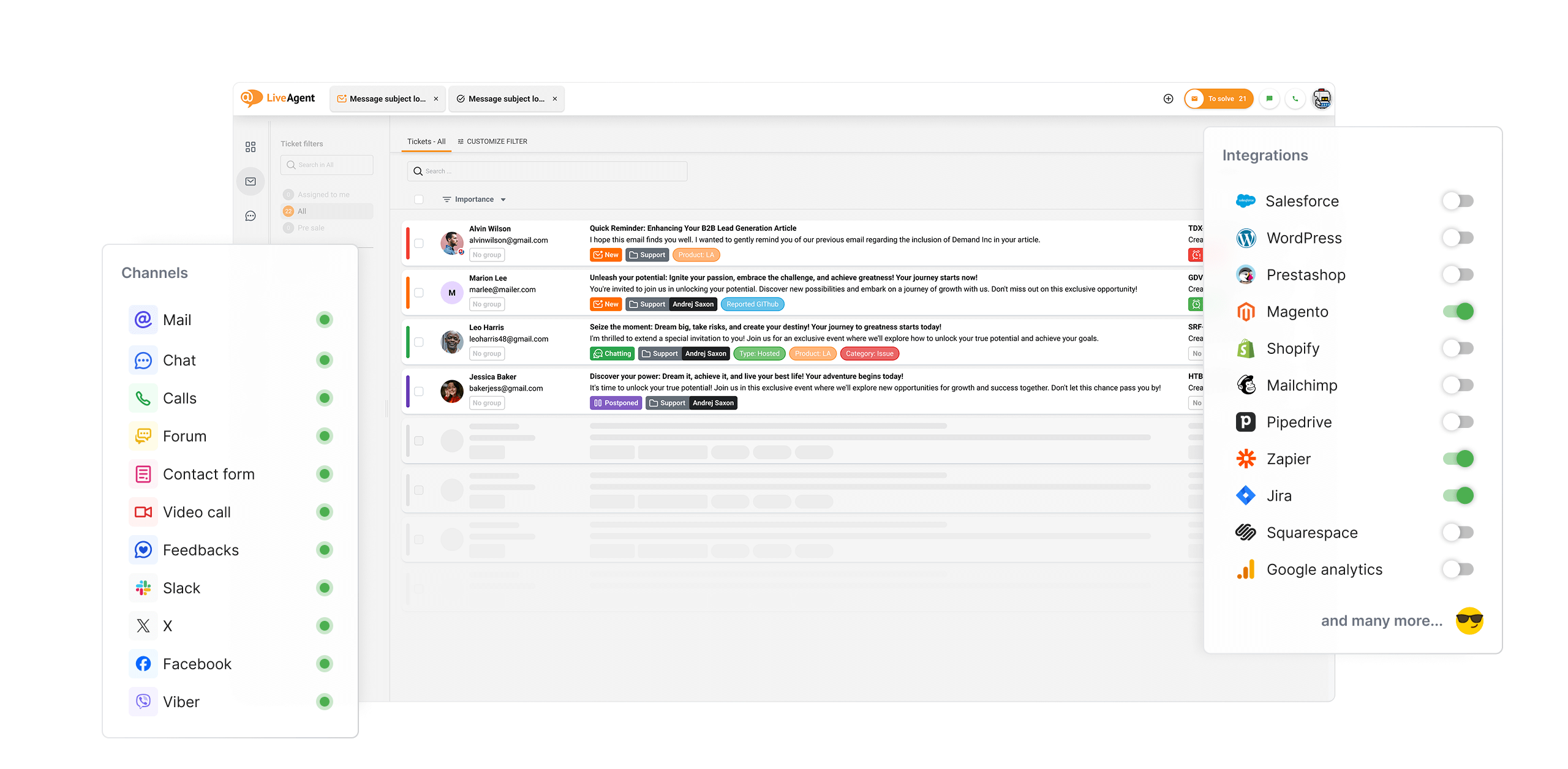 Połącz się z klientami na wszystkich kanałach