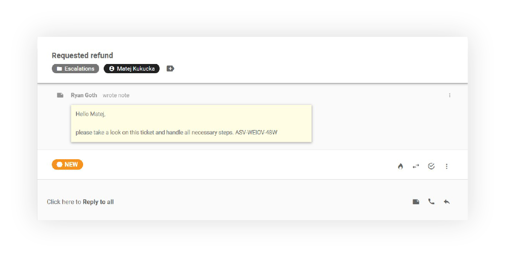 Funkcja notatek w LiveAgent