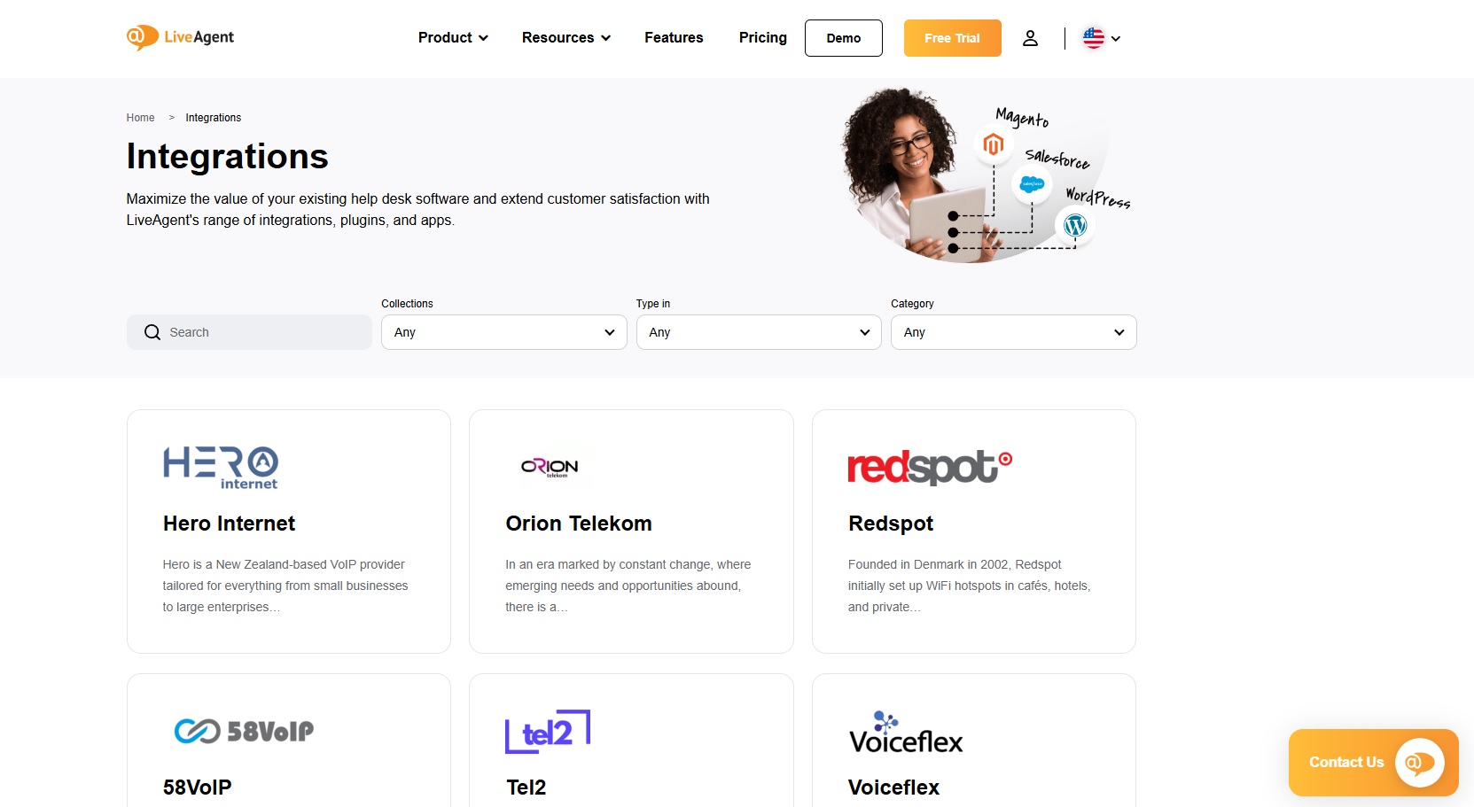 Zrzut ekranu integracji LiveAgent